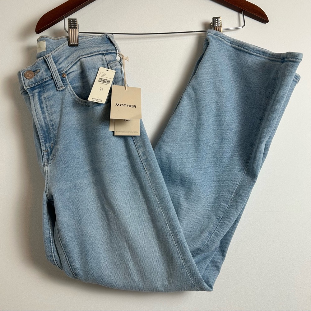 **NWT Mother Denim Jeans The Mid Rise Rambler Zip AnkleWash: Balls in your court - Picture 10 of 16